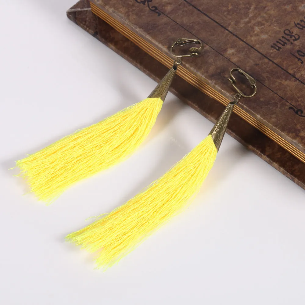 Wholesale Bohemian Fabric Ear Clips