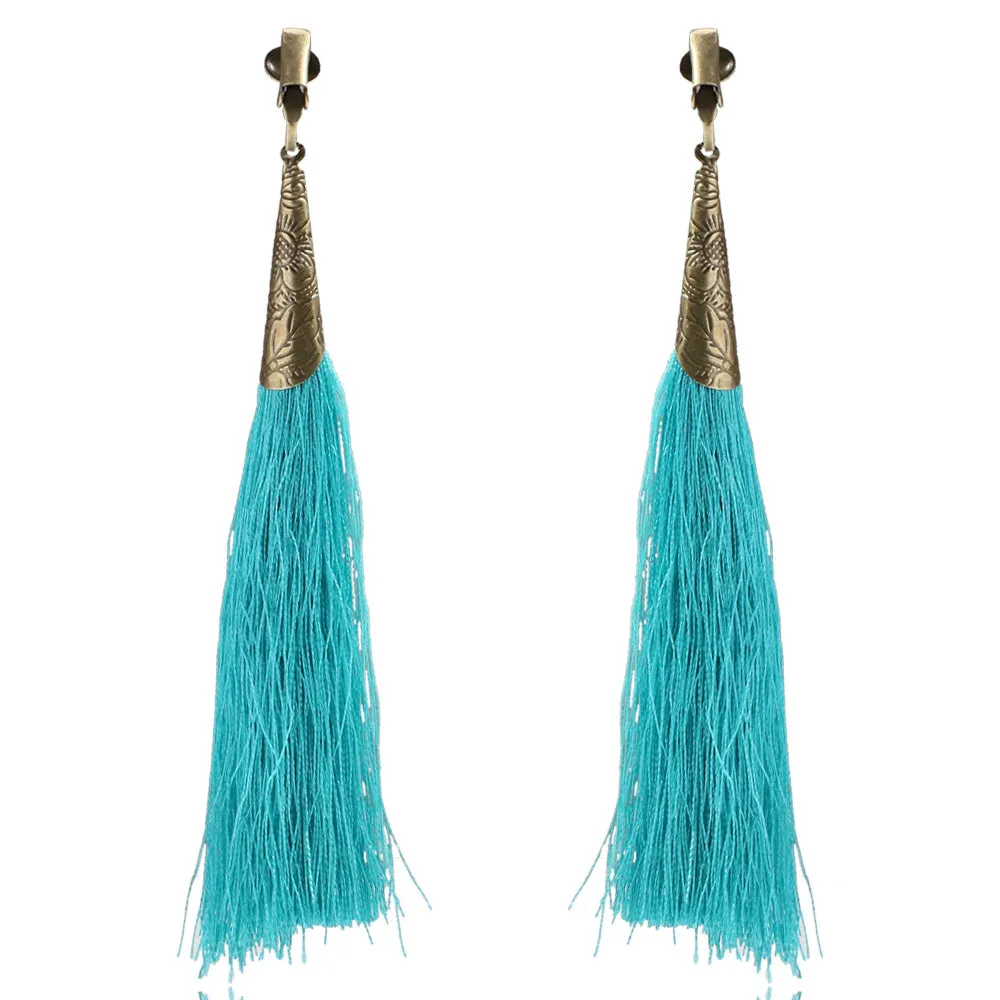 Wholesale Bohemian Fabric Ear Clips