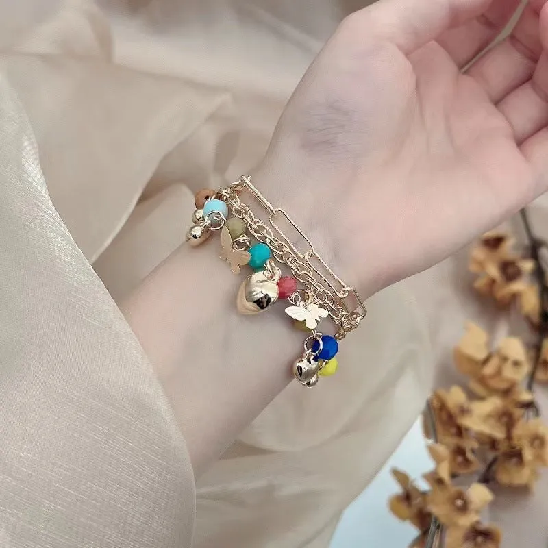 Wholesale Bohemian Flowers and Leaves Resin Bracelet