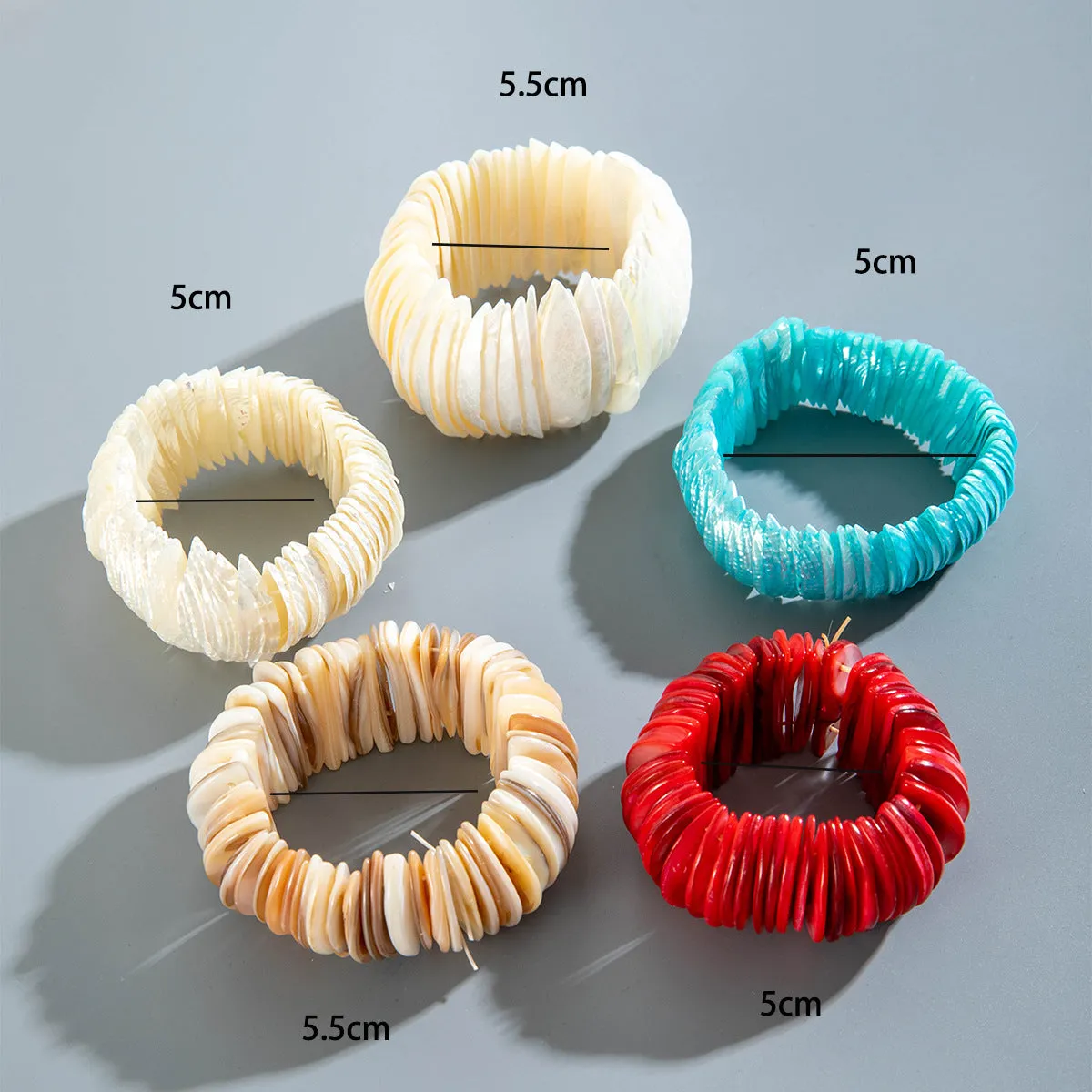 Wholesale Bohemian fresh and versatile beach style natural shell bracelet