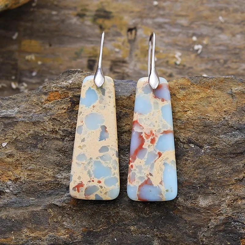 Wholesale Bohemian Geometric Pendants Copper Earrings