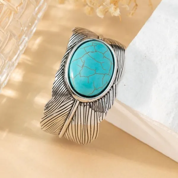 Wholesale Bohemian Peacock Feather Bracelet