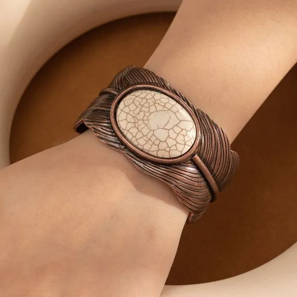 Wholesale Bohemian Peacock Feather Bracelet