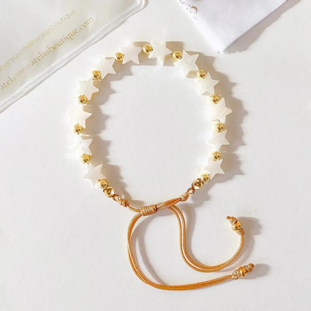 Wholesale Bohemian Pentagram Shell Bracelet
