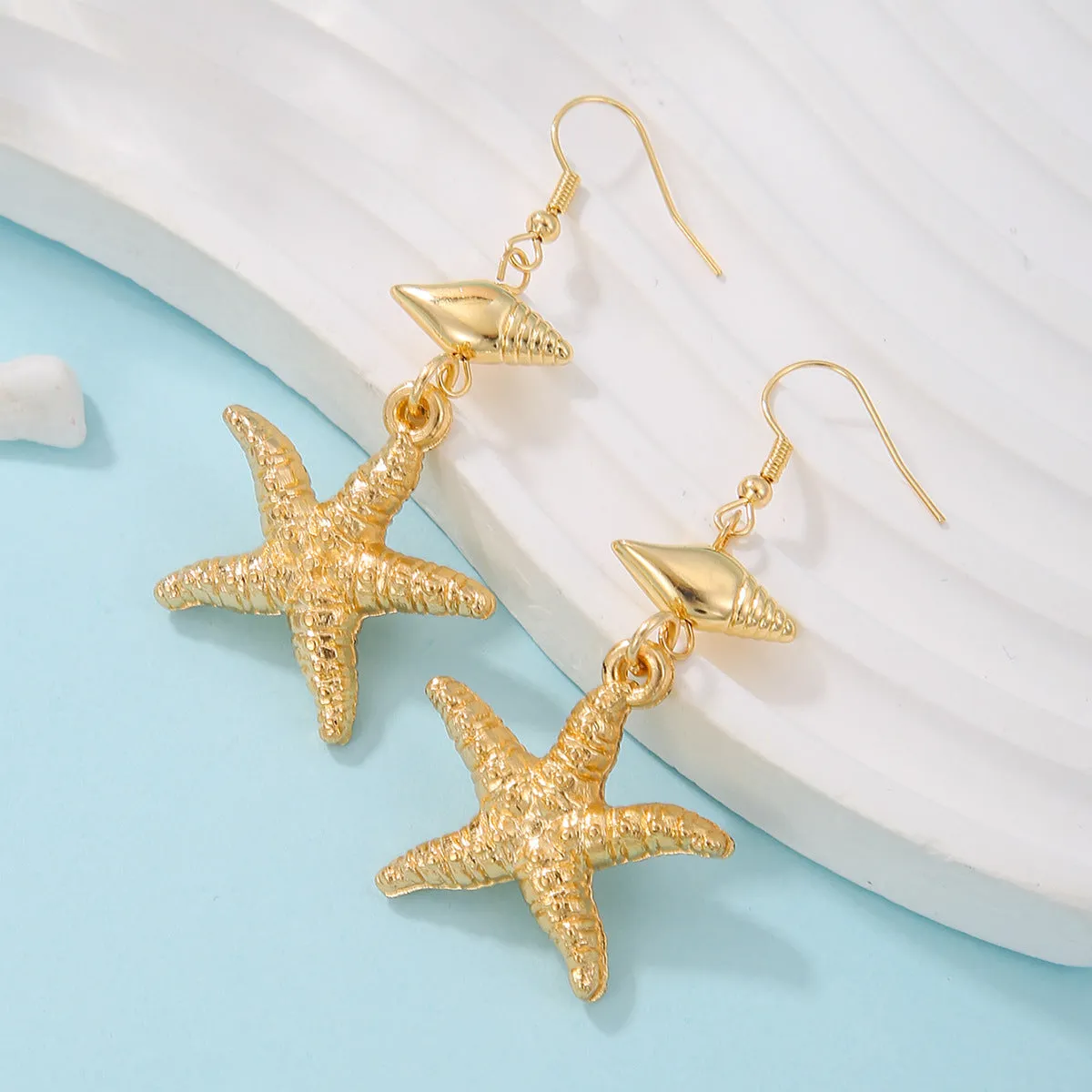 Wholesale Bohemian Shell Beads Pendant Earrings