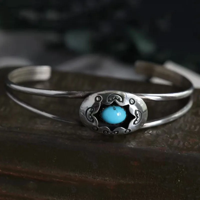 Wholesale Bohemian Turquoise Open Bracelet
