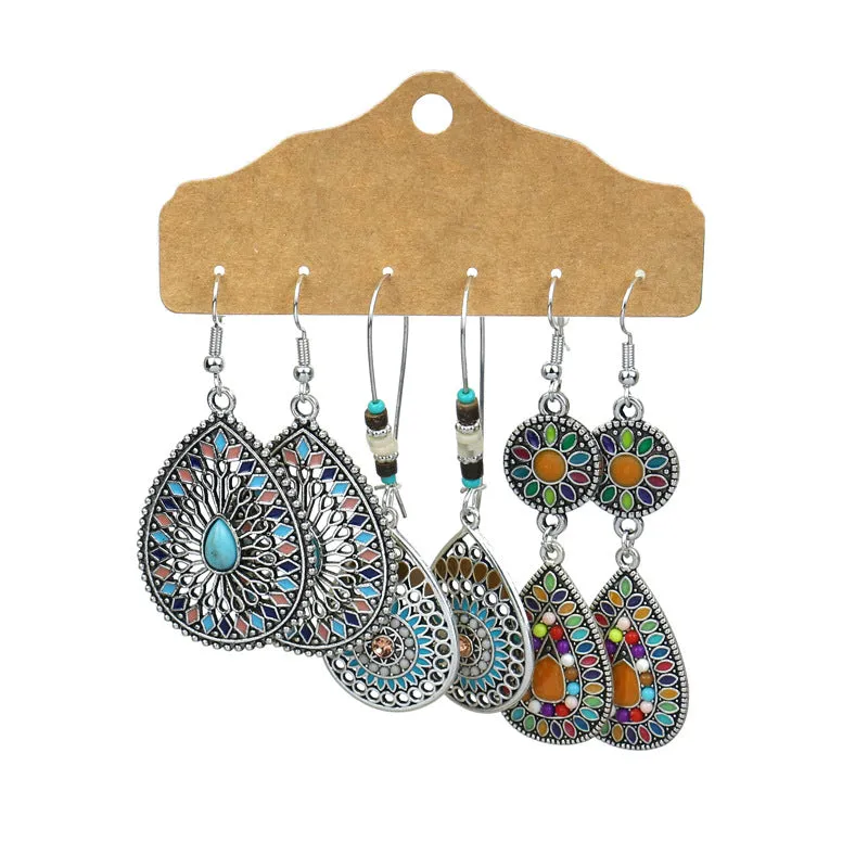 Wholesale Boho Vintage Long Tassel Earrings