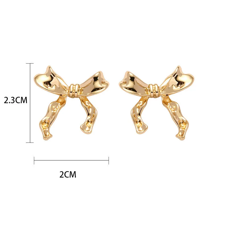 Wholesale Bow Earrings for Women 925 Silver Needle