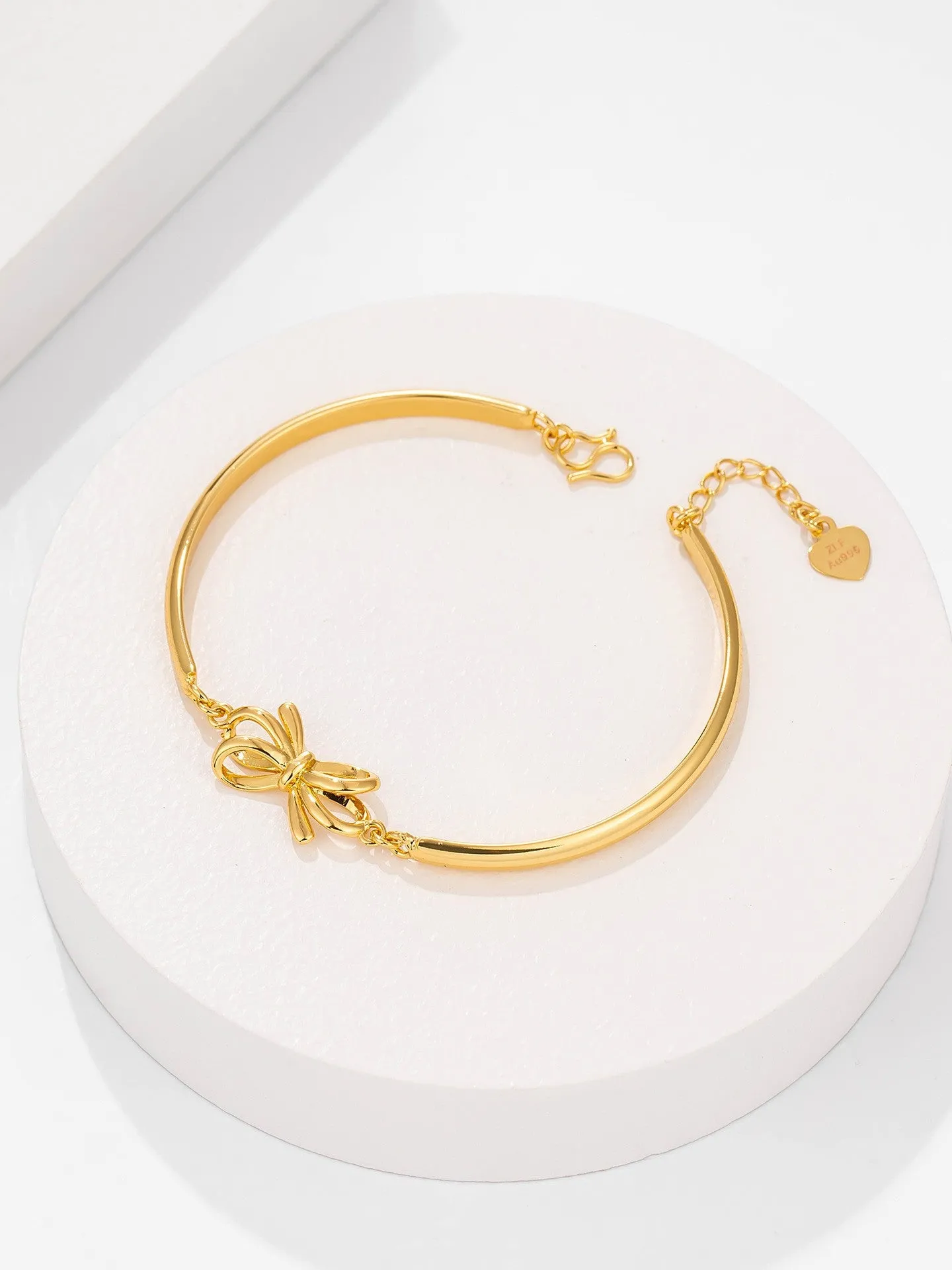 Wholesale Bow Plated 24K Gold Bracelet