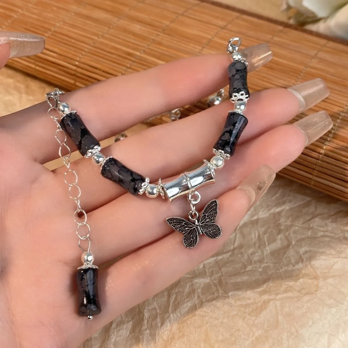 Wholesale Butterfly Beaded Bracelet