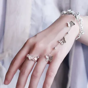 Wholesale Butterfly Cutout Alloy Bracelets