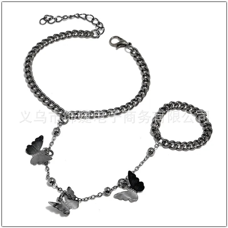 Wholesale Butterfly Cutout Alloy Bracelets