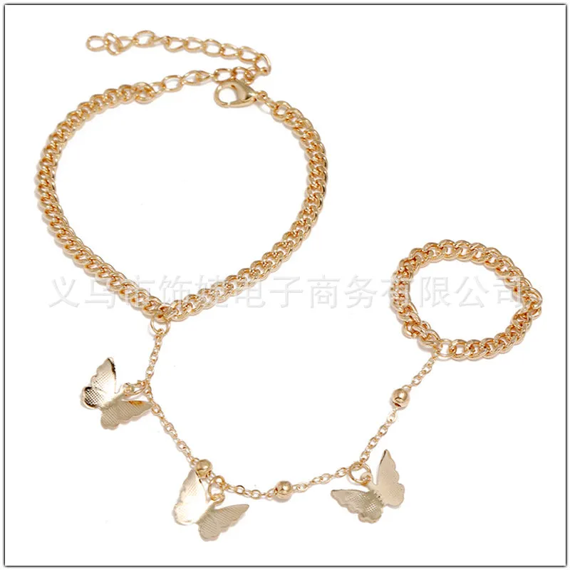 Wholesale Butterfly Cutout Alloy Bracelets