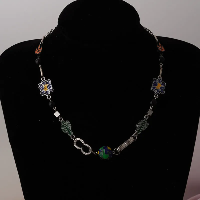 Wholesale Cactus Horseshoe Necklace