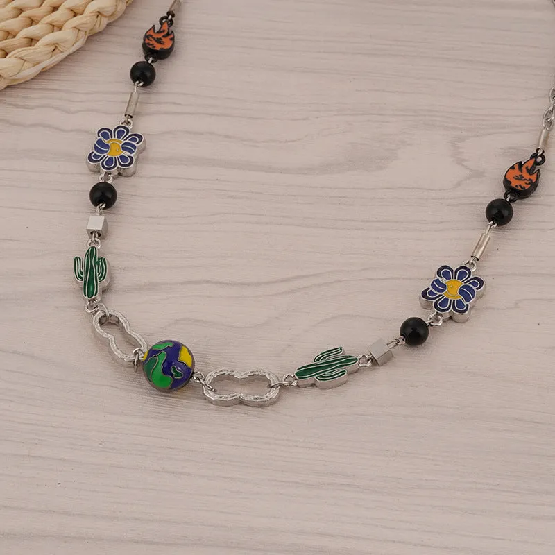 Wholesale Cactus Horseshoe Necklace