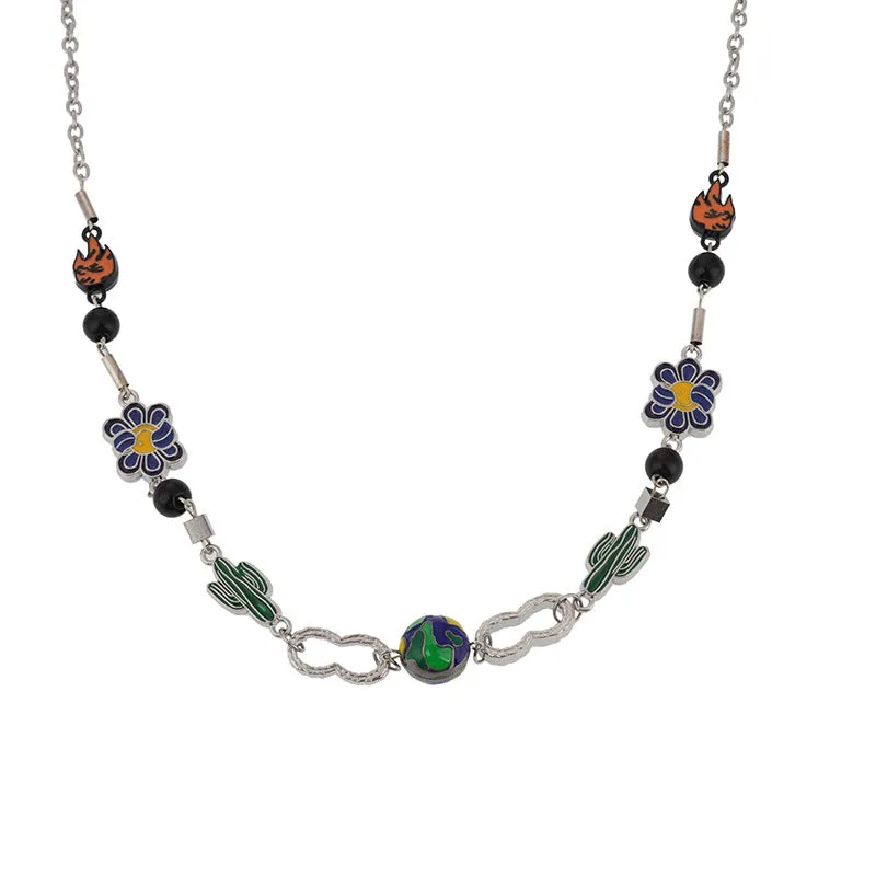 Wholesale Cactus Horseshoe Necklace