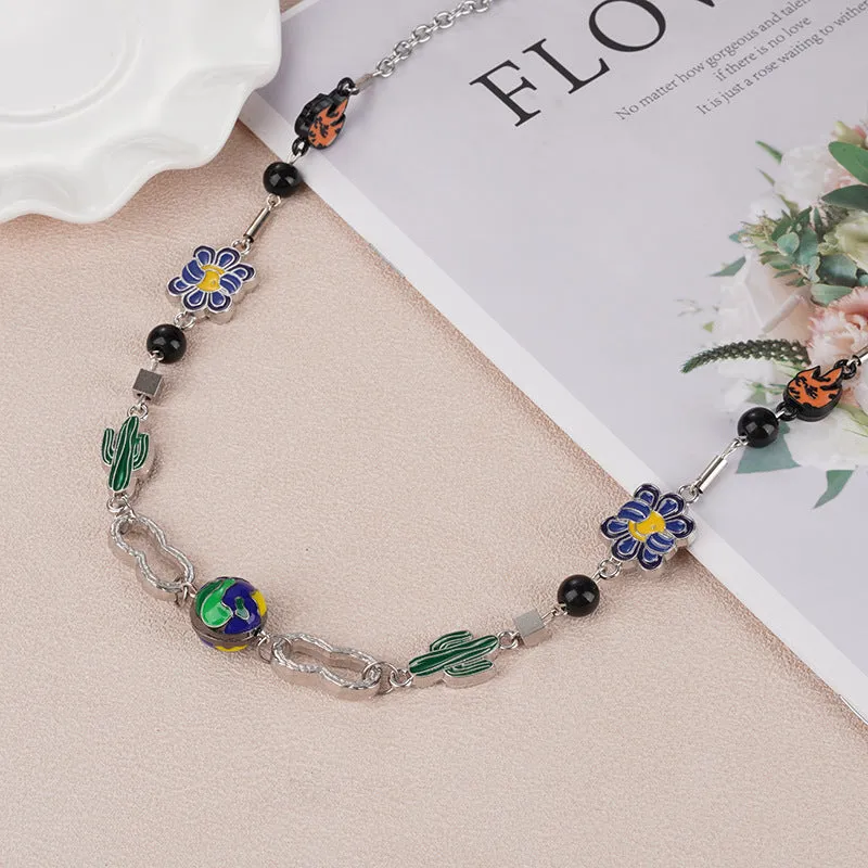 Wholesale Cactus Horseshoe Necklace