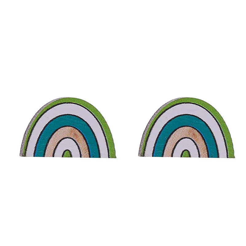 Wholesale Carnival Masquerade Party Clover  Mardi Gras Earrings