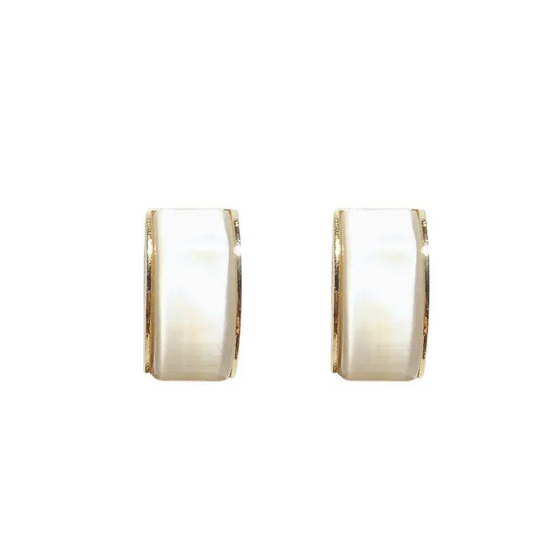 Wholesale Cat's Eye Stone Love Flower 925 Silver Needle Earrings