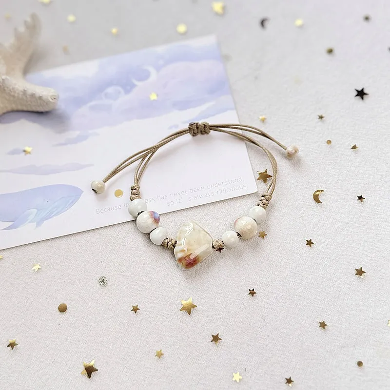Wholesale Ceramic Ocean Adjustable Bracelet