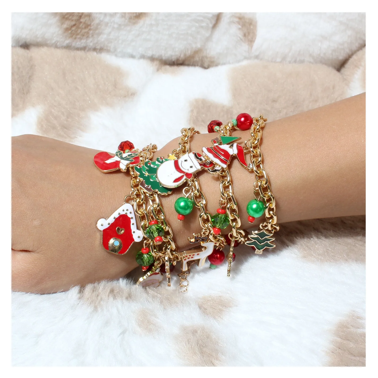 wholesale christmas bracelet bangles