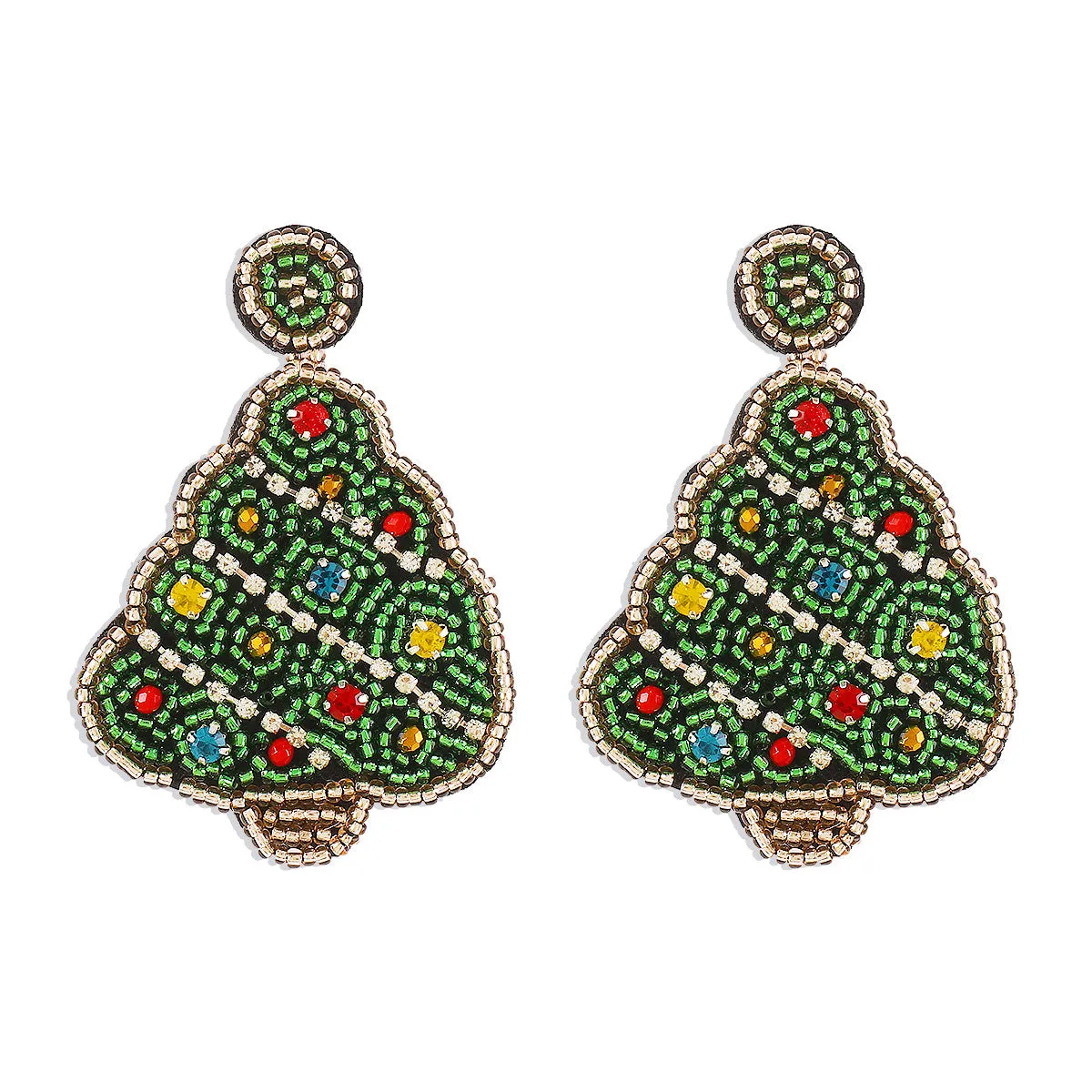 Wholesale Christmas Collection Christmas Tree Gingerbread Man Earrings