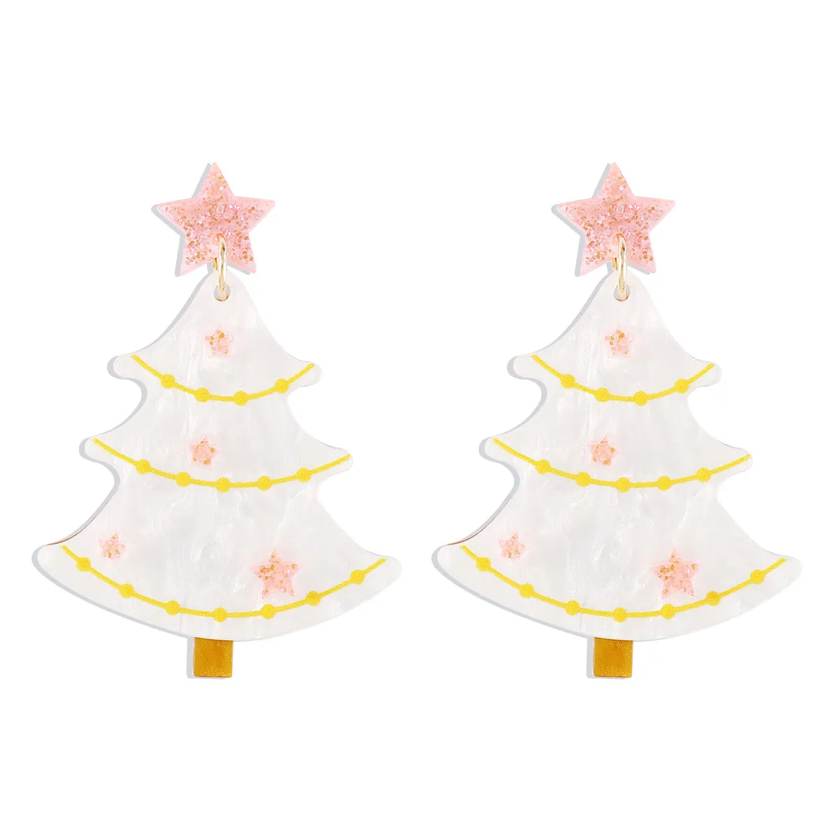 Wholesale Christmas Collection Christmas Tree Gingerbread Man Earrings