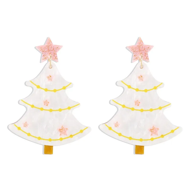 Wholesale Christmas Collection Christmas Tree Gingerbread Man Earrings