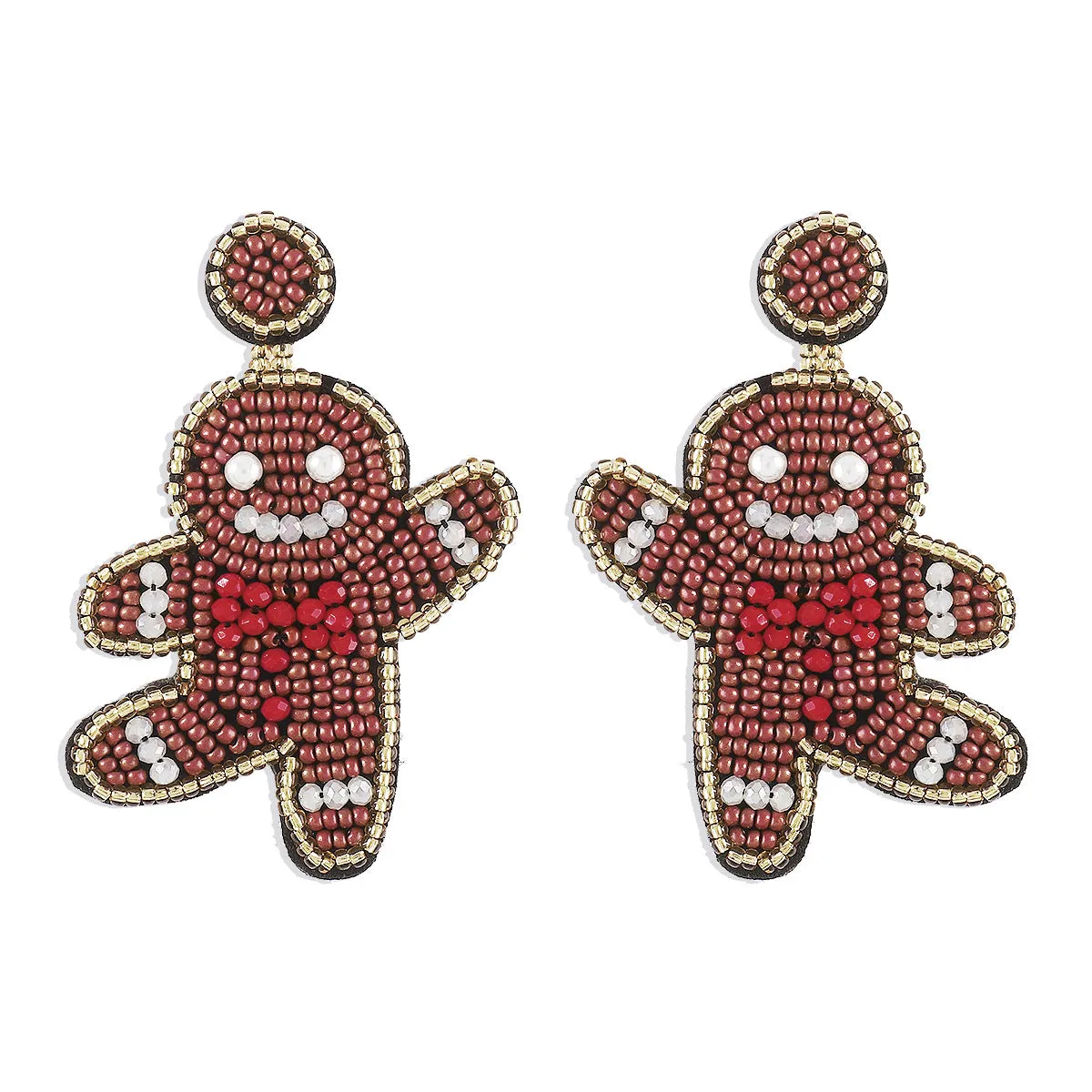 Wholesale Christmas Collection Christmas Tree Gingerbread Man Earrings