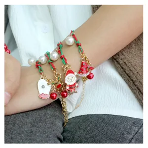 Wholesale Christmas Woven Ornament Bracelets