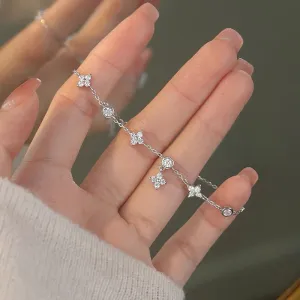 Wholesale Clover Brilliant Zircon Bracelet  OLY Exclusive