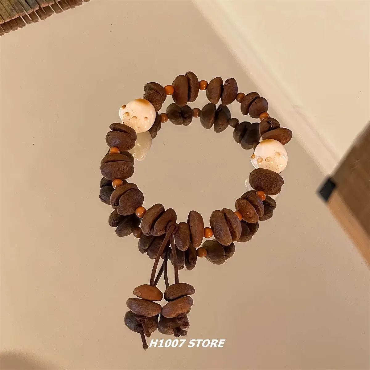 Wholesale Coffee Bean Beaded Bracelet
