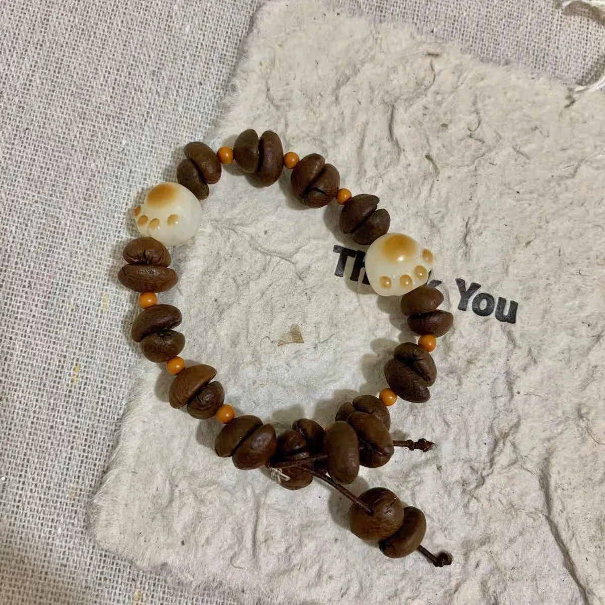 Wholesale Coffee Bean Beaded Bracelet