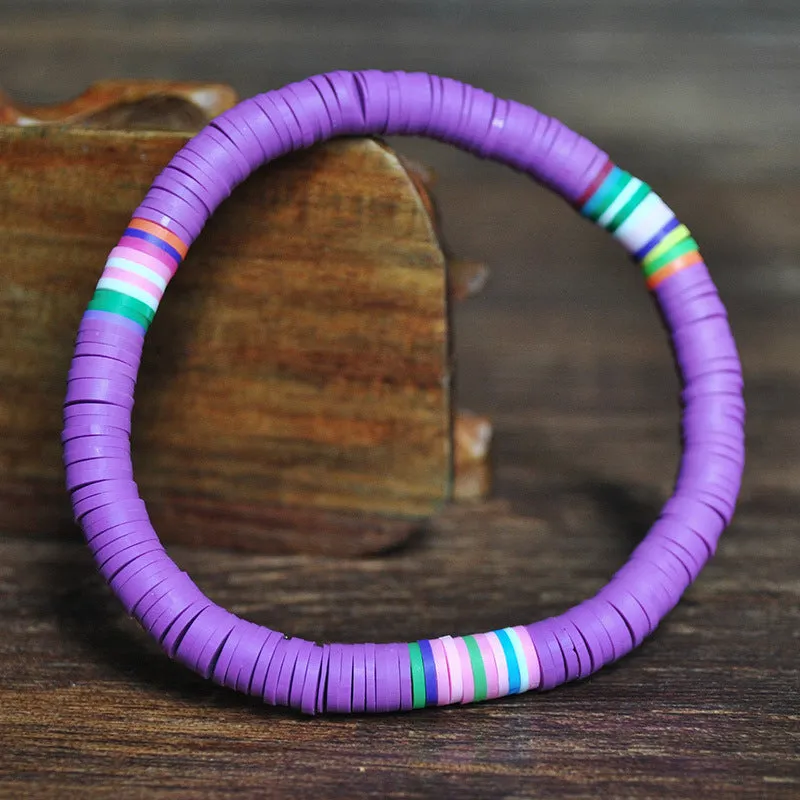 Wholesale  color Taylor friendship soft pottery bracelet