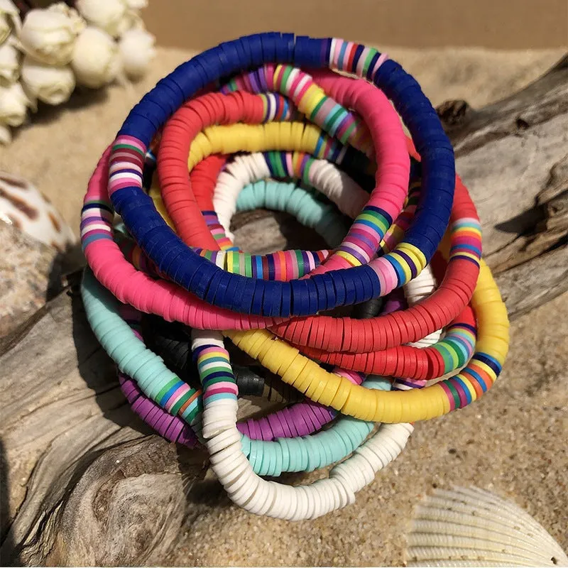 Wholesale  color Taylor friendship soft pottery bracelet