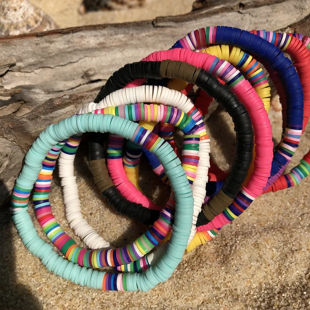 Wholesale  color Taylor friendship soft pottery bracelet