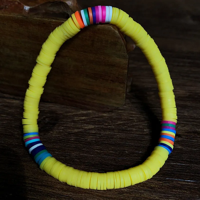 Wholesale  color Taylor friendship soft pottery bracelet