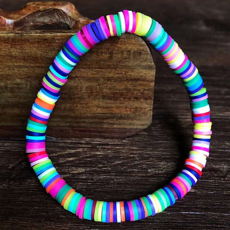 Wholesale  color Taylor friendship soft pottery bracelet