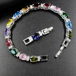 Wholesale Colored Crystal Zircon Bracelets