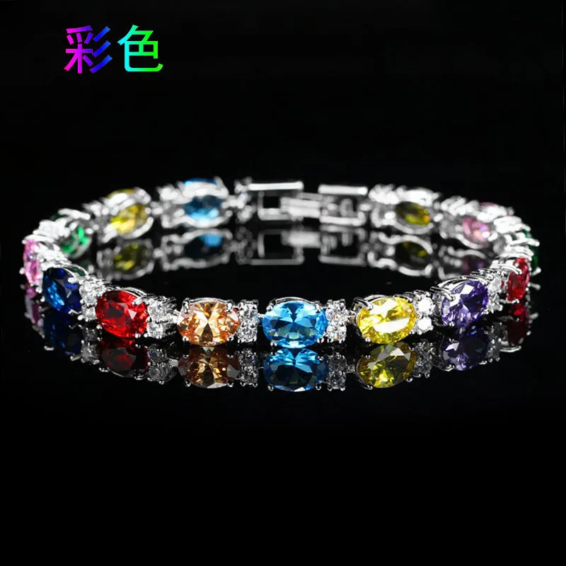 Wholesale Colored Crystal Zircon Bracelets