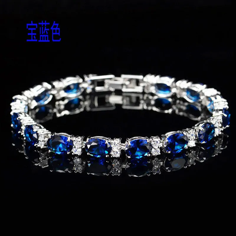 Wholesale Colored Crystal Zircon Bracelets
