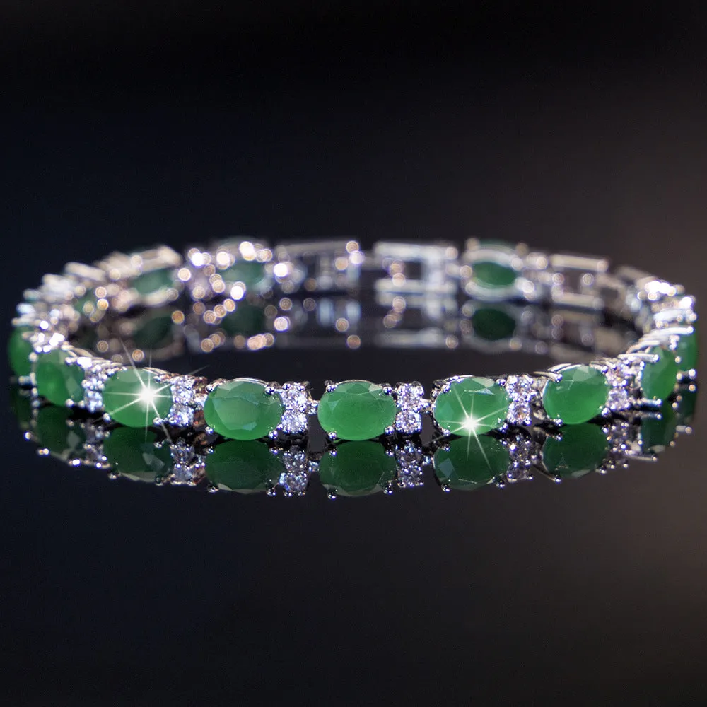 Wholesale Colored Crystal Zircon Bracelets
