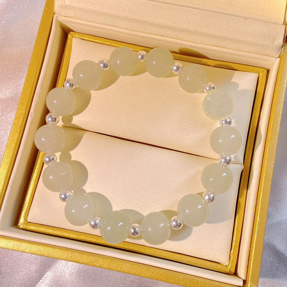 Wholesale Colored Glass Beads Bracelet