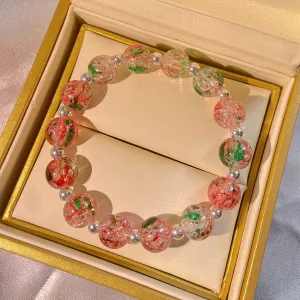 Wholesale Colored Glass Beads Bracelet