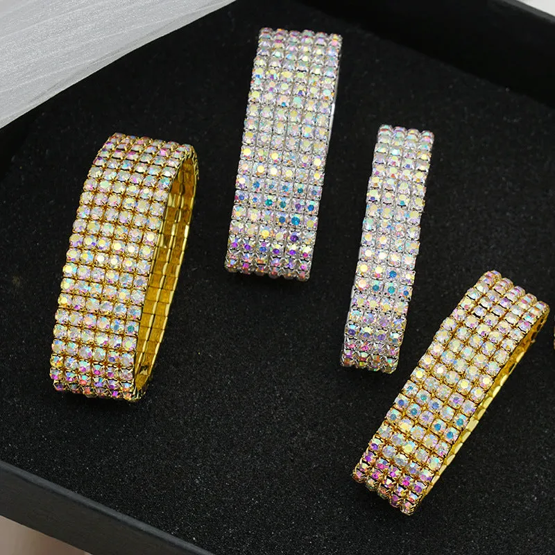 Wholesale Colored Rhinestones Sweet Crystals Bracelet
