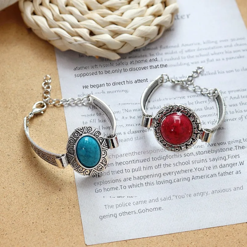 Wholesale Colored Stone All-match Simple Bracelet