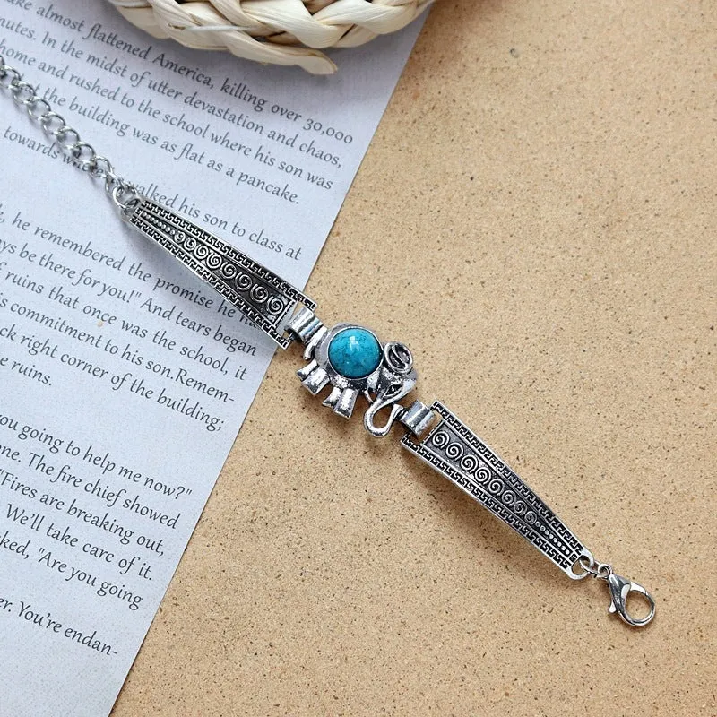 Wholesale Colored Stone All-match Simple Bracelet