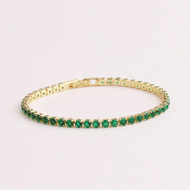 Wholesale Colored zircon bracelet