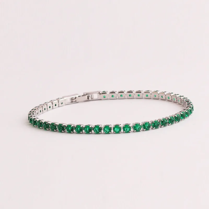 Wholesale Colored zircon bracelet