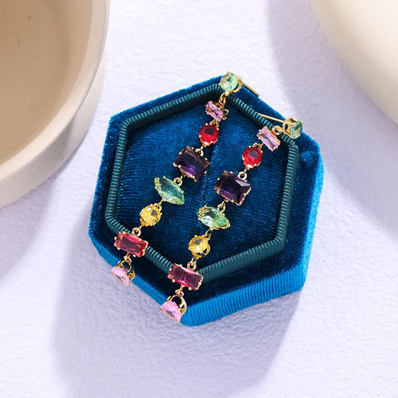 Wholesale Colored zircon full diamond bracelet